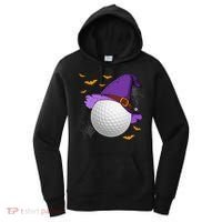 Golf Ball Witch Hat Pumpkin Spooky Halloween Costume Women's Hoodie thumb 0