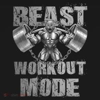 Gorilla Beast Workout Mode Lifting Weights Fitness Gym Meaningful Gift Flexfit Unipanel Trucker Cap thumb 2