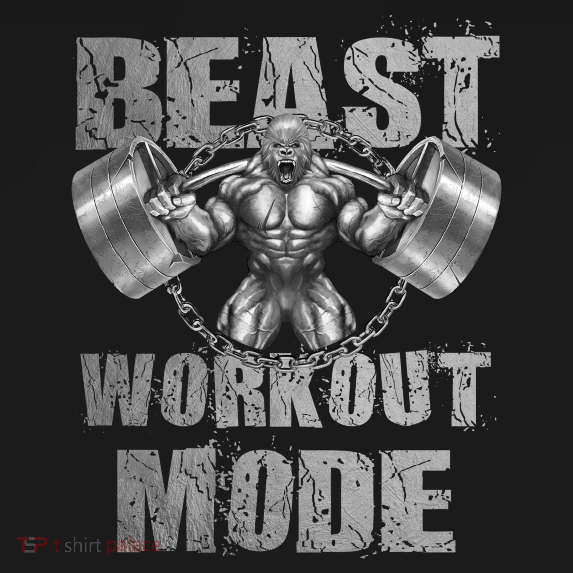 Gorilla Beast Workout Mode Lifting Weights Fitness Gym Meaningful Gift Women's Hoodie