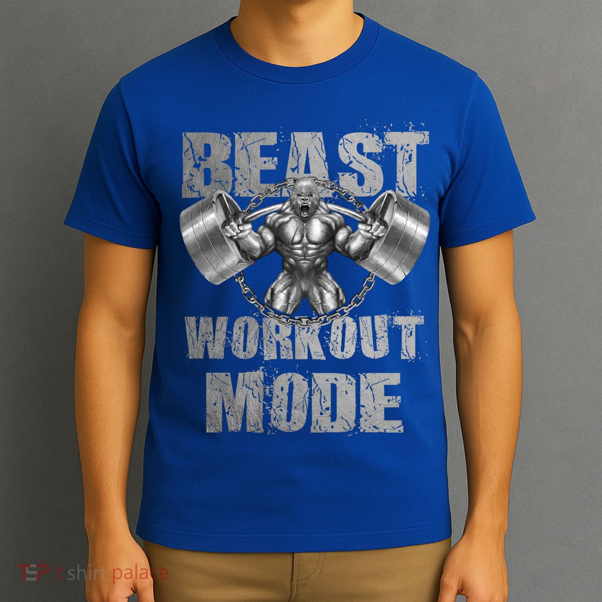 Gorilla Beast Workout Mode Lifting Weights Fitness Gym Meaningful Gift T-Shirt