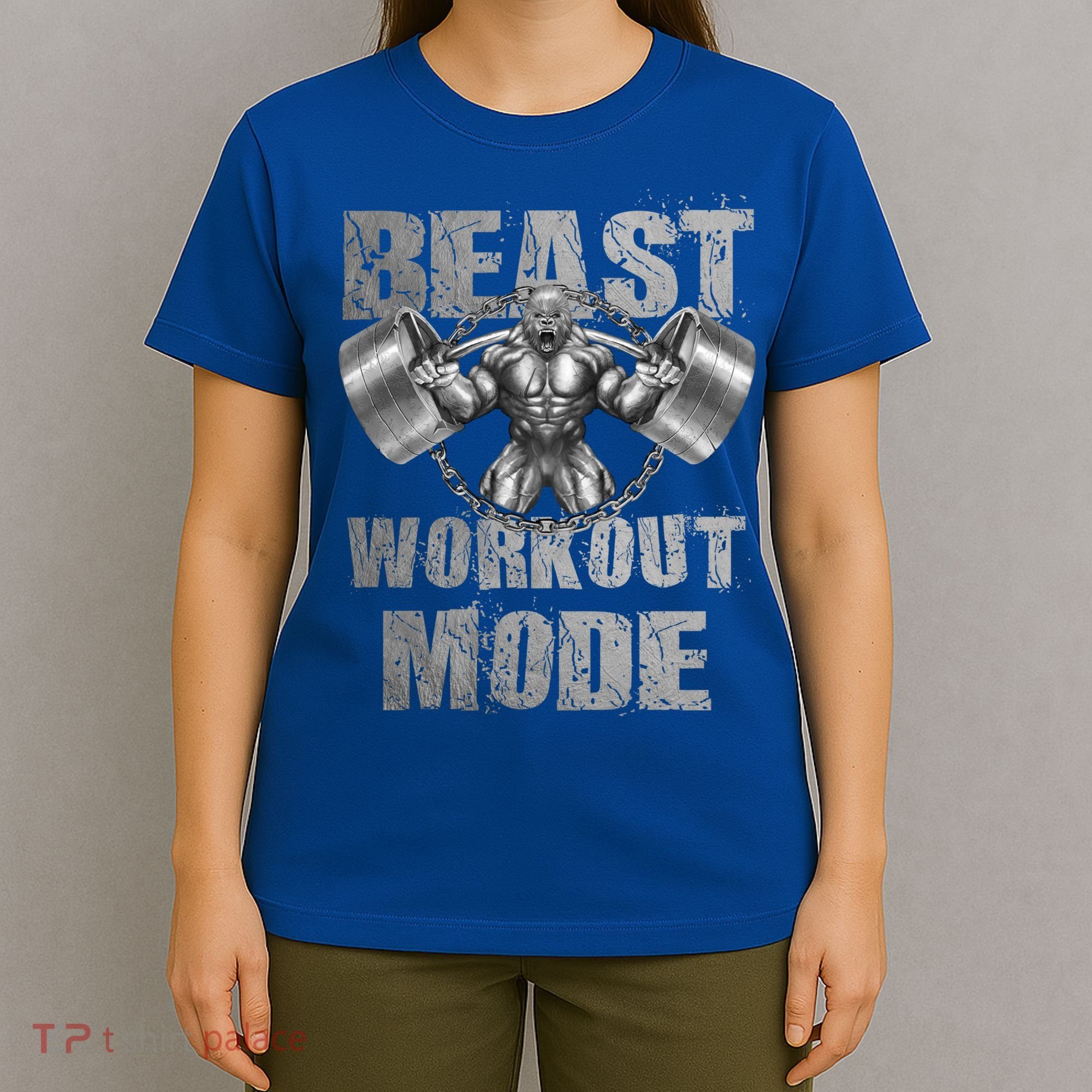 Gorilla Beast Workout Mode Lifting Weights Fitness Gym Meaningful Gift T-Shirt
