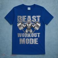 Gorilla Beast Workout Mode Lifting Weights Fitness Gym Meaningful Gift T-Shirt thumb 5