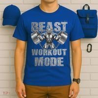 Gorilla Beast Workout Mode Lifting Weights Fitness Gym Meaningful Gift T-Shirt thumb 6