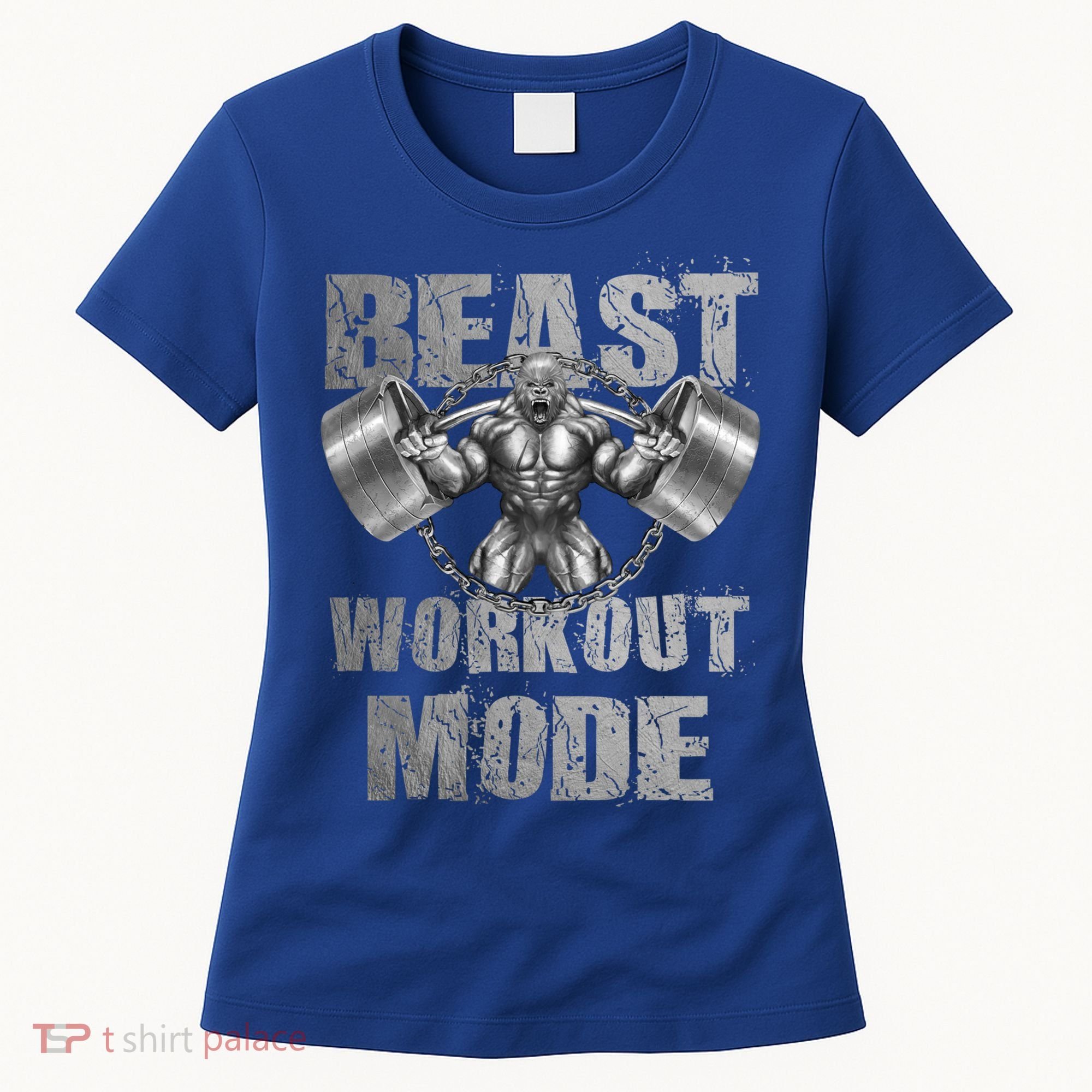 Gorilla Beast Workout Mode Lifting Weights Fitness Gym Meaningful Gift Women's T-Shirt
