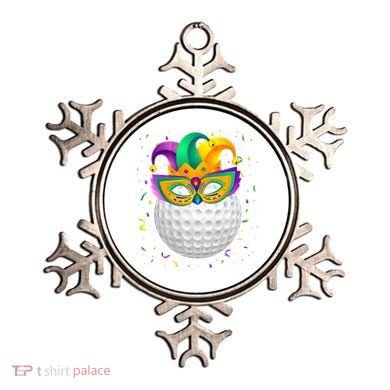 Golf Ball With Jester Hat Mardi Gras Fat Tuesday Parade Ornament