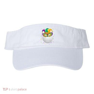 Golf Ball With Jester Hat Mardi Gras Fat Tuesday Parade Visor