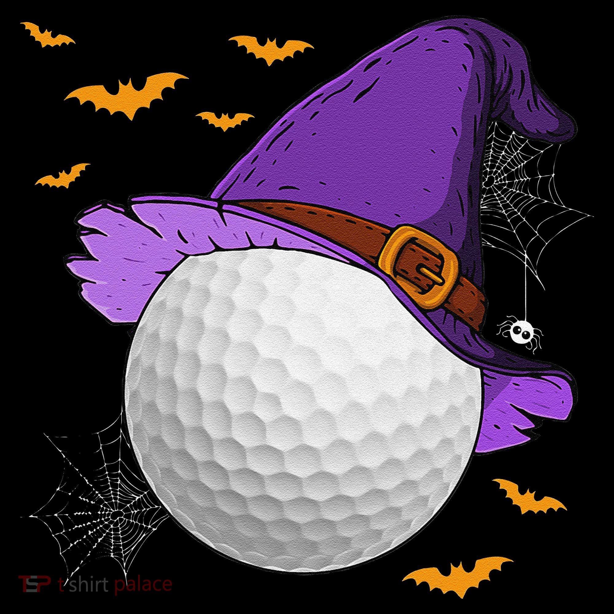 Golf Ball Witch Hat Pumpkin Spooky Halloween Costume Coffee Mug