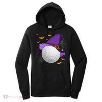 Golf Ball Witch Hat Pumpkin Spooky Halloween Costume Women's Hoodie thumb 0