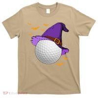 Golf Ball Witch Hat Pumpkin Spooky Halloween Costume T-Shirt thumb 0