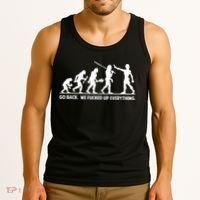 Go Back We Fucked Up Evolution Tank Top thumb 3