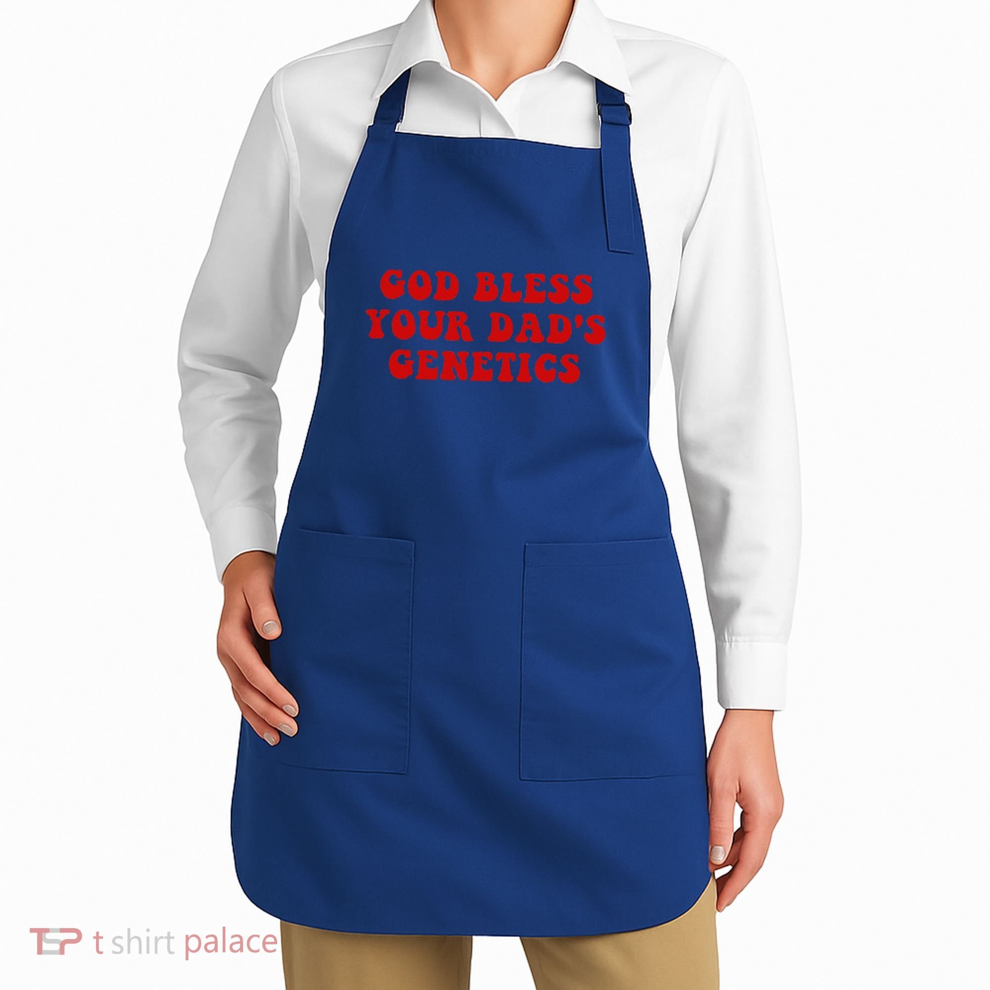 God Bless Your DadS Genetics Apron