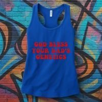 God Bless Your DadS Genetics Women's Tank Top thumb 3