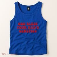 God Bless Your DadS Genetics Tank Top thumb 2