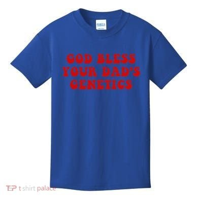God Bless Your DadS Genetics Kids T-Shirt