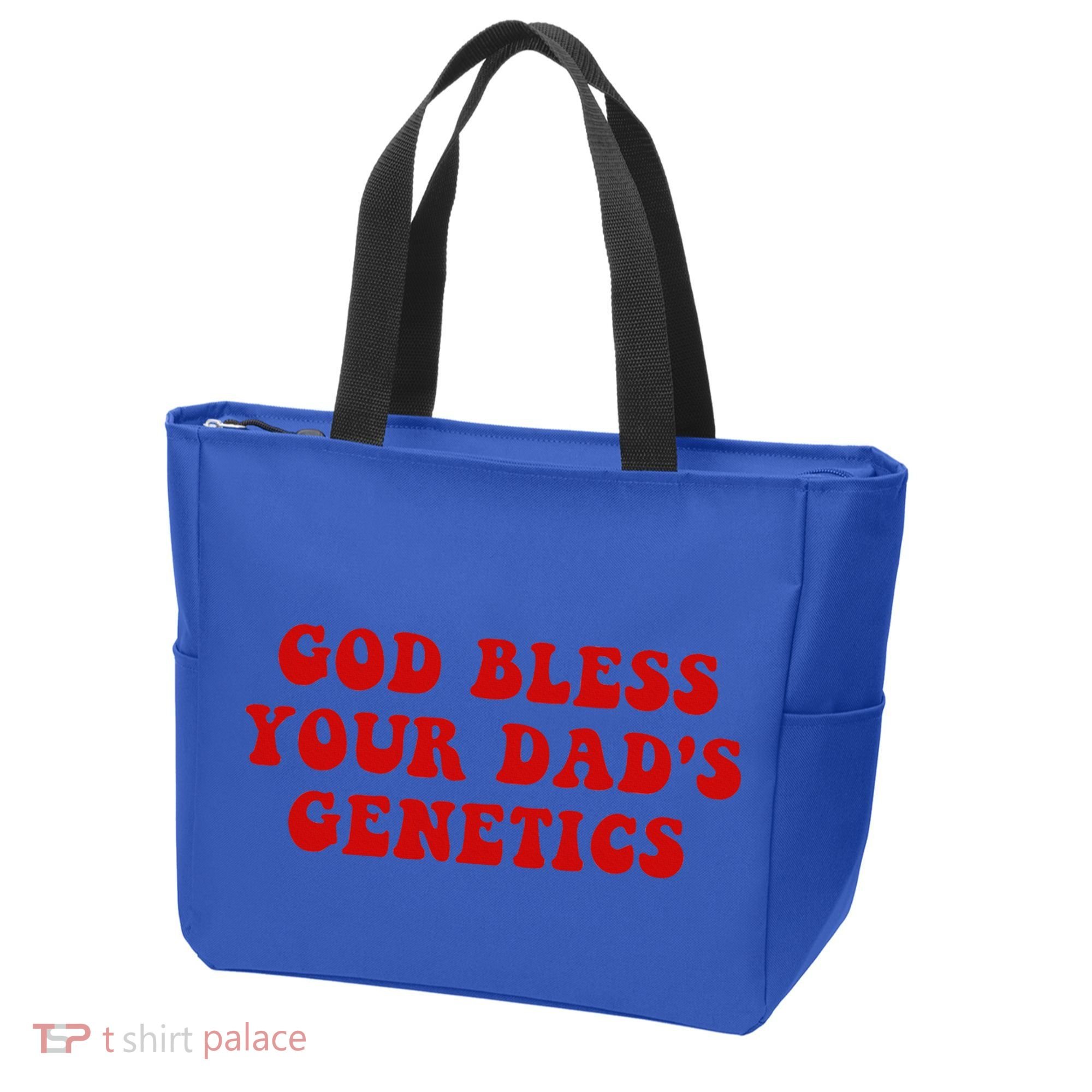 God Bless Your DadS Genetics Tote Bag