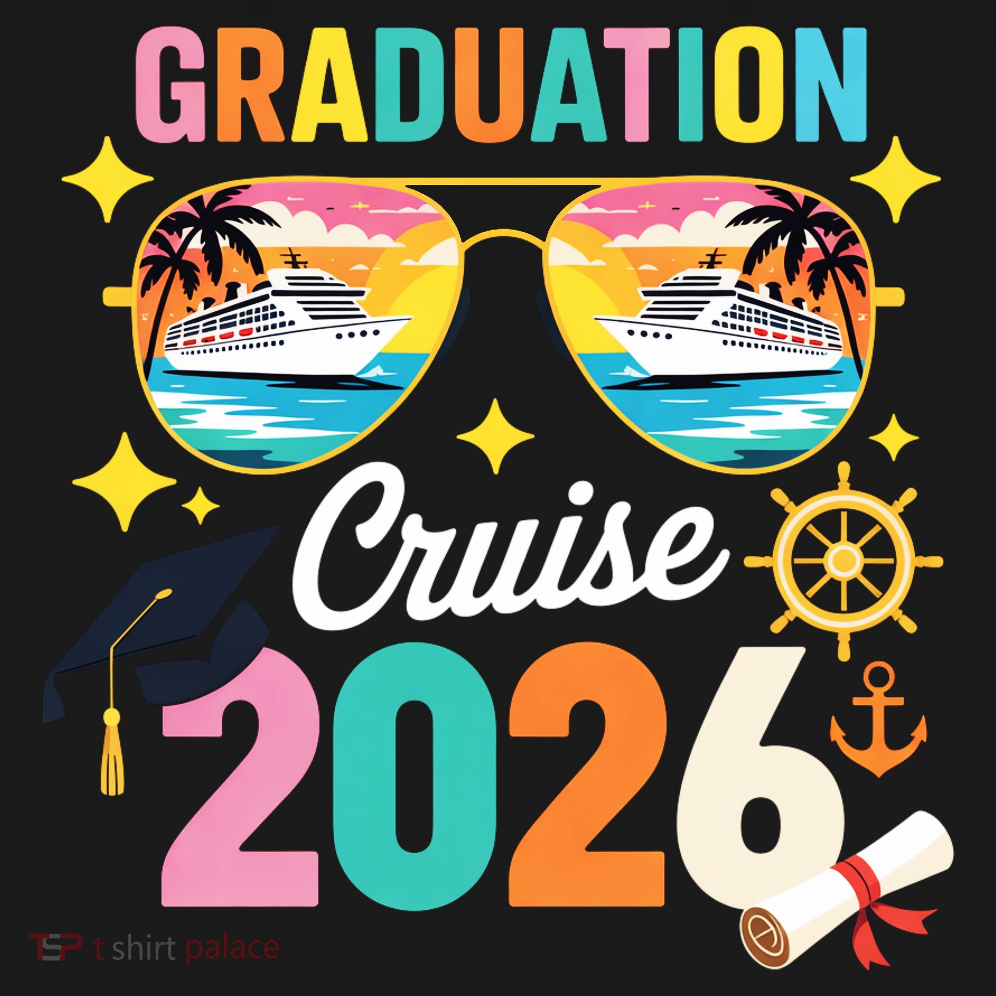 Graduation Cruise 2026 Senior Trip Long Sleeve Shirt