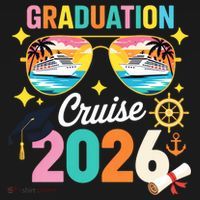 Graduation Cruise 2026 Senior Trip Tall Hoodie thumb 2