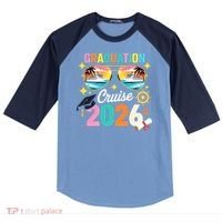 Graduation Cruise 2026 Senior Trip Raglan Baseball Sleeve Shirt thumb 0