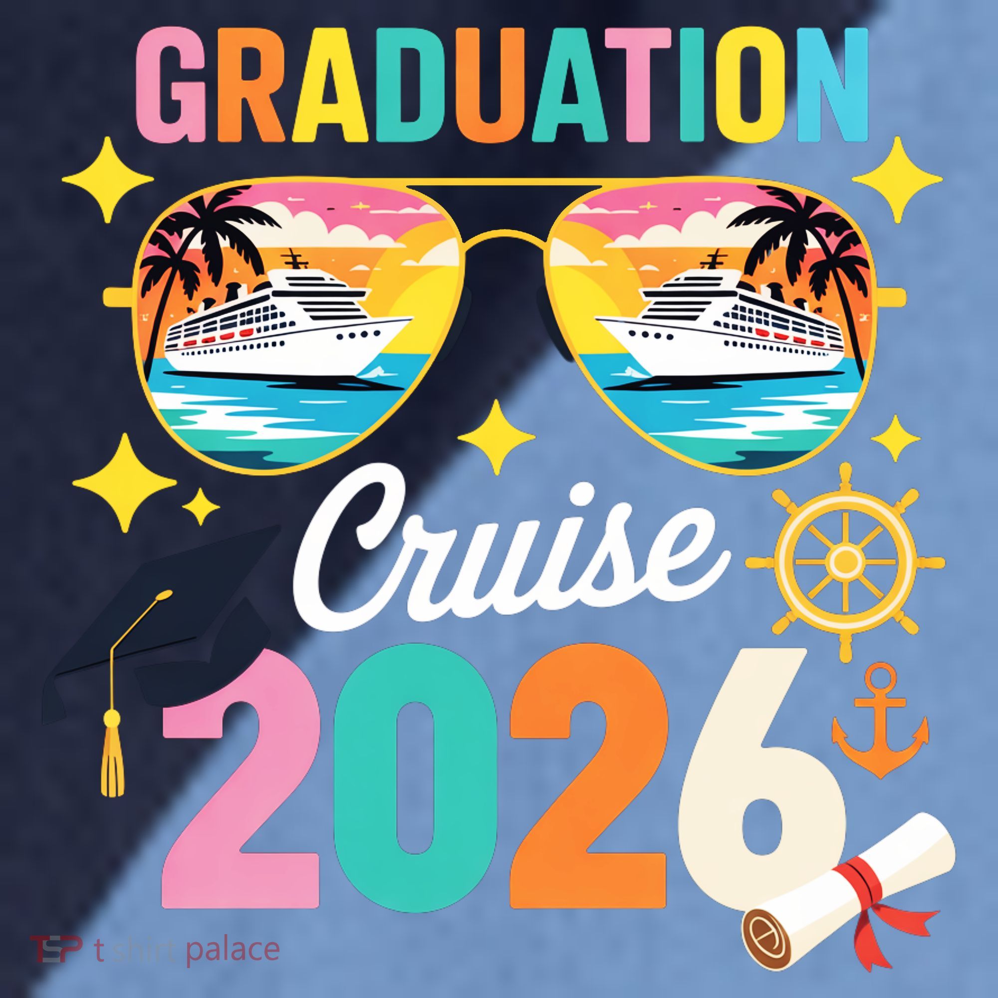 Graduation Cruise 2026 Senior Trip Raglan Baseball Sleeve Shirt