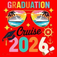 Graduation Cruise 2026 Senior Trip Santa Hat thumb 1
