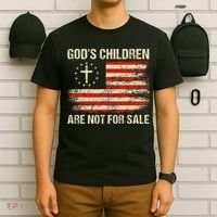 God's Children Are Not For Sale Funny Quote God's Children T-Shirt thumb 6