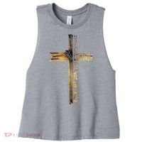 Gods Children Are Not For Sale Embracing Sound Of Freedom Women's Racerback Cropped Tank thumb 0