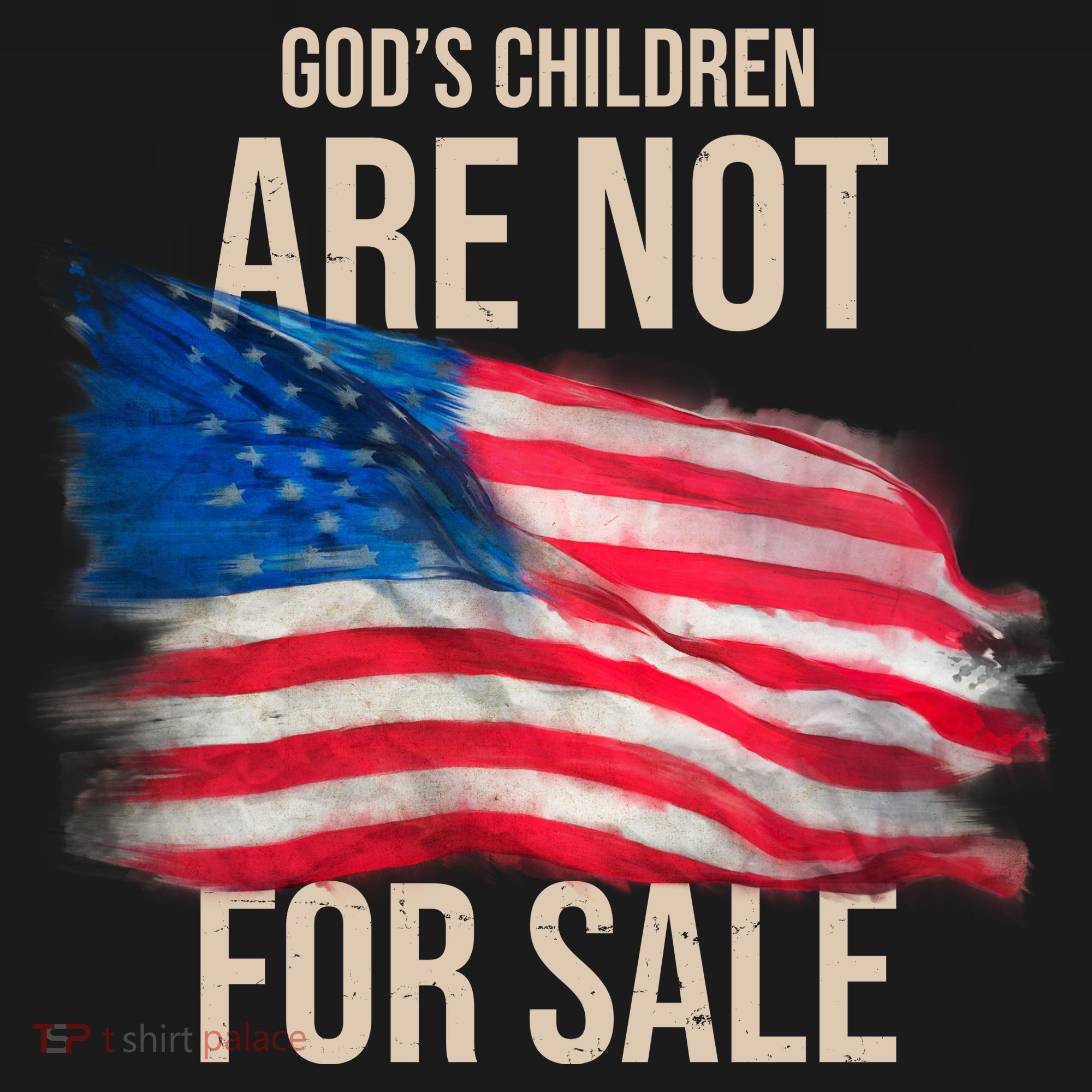 Gods Children Are Not For Sale Usa Flag Apron