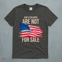 Gods Children Are Not For Sale Usa Flag T-Shirt thumb 5