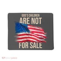 Gods Children Are Not For Sale Usa Flag Mousepad thumb 0
