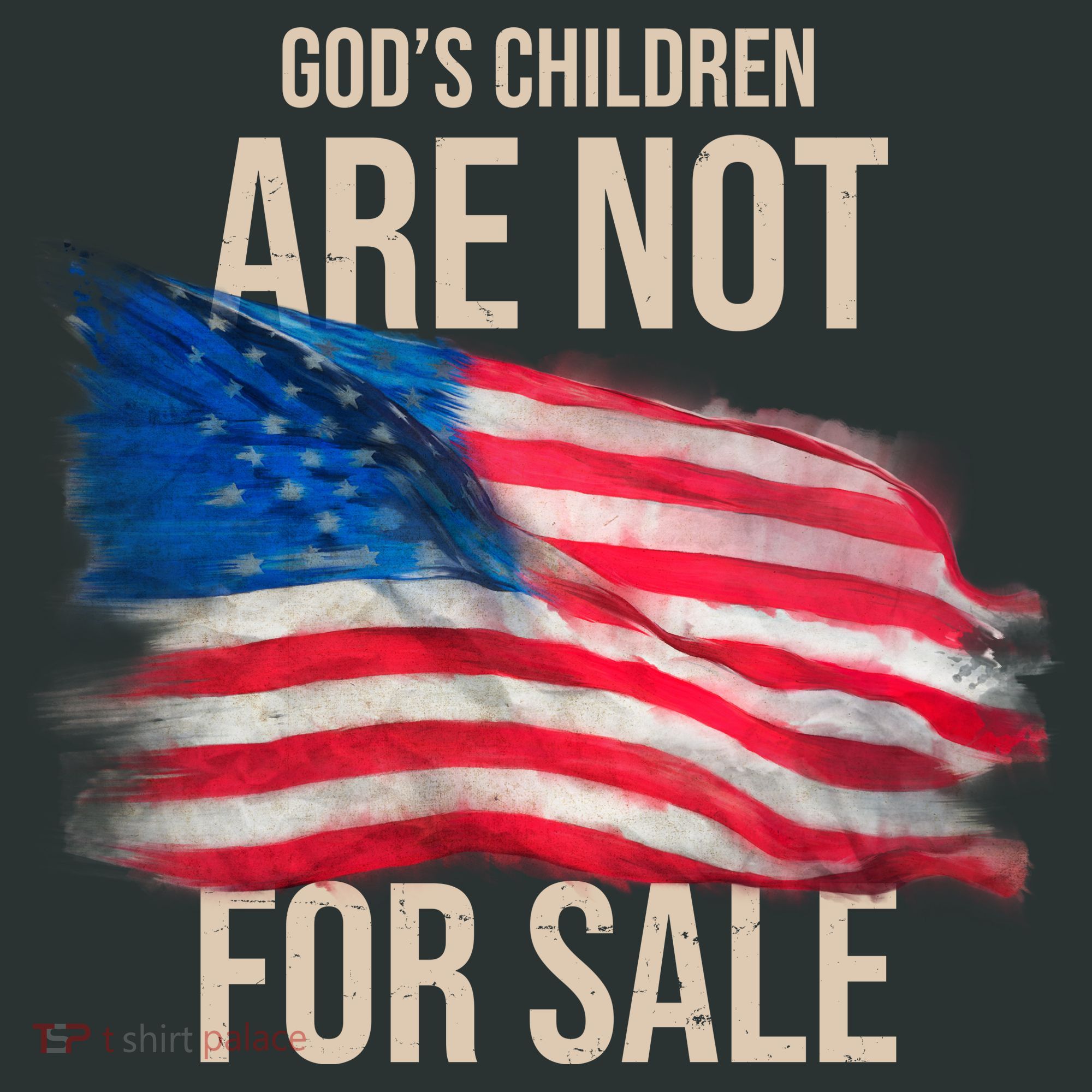 Gods Children Are Not For Sale Usa Flag Mousepad