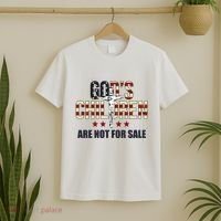 Gods Children Are Not For Sale Cross Usa T-Shirt thumb 2