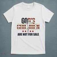Gods Children Are Not For Sale Cross Usa T-Shirt thumb 5