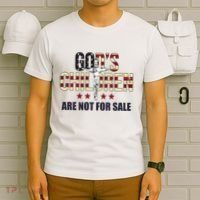 Gods Children Are Not For Sale Cross Usa T-Shirt thumb 6
