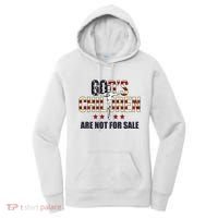 Gods Children Are Not For Sale Cross Usa Women's Hoodie thumb 0