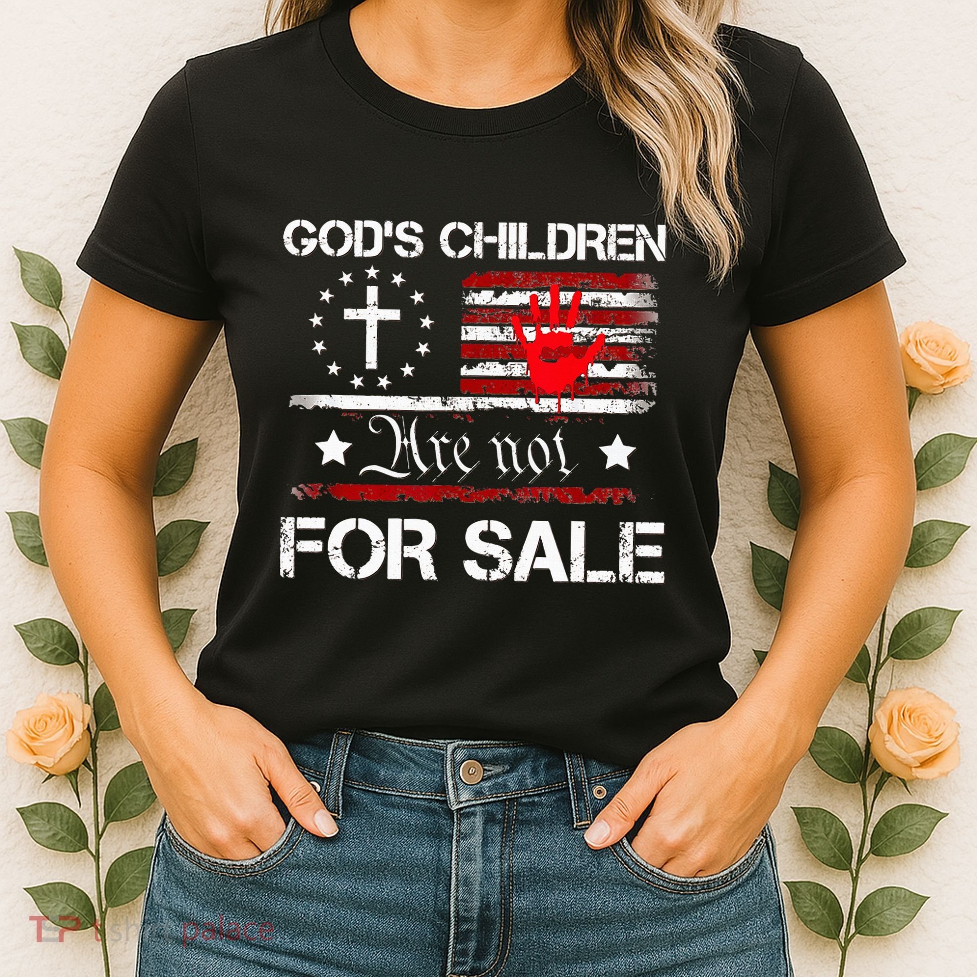 Gods Children Are Not For Sale No More Missing Sisters MMIW Women's T-Shirt