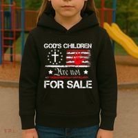 Gods Children Are Not For Sale No More Missing Sisters MMIW Kids Hoodie thumb 3
