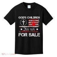Gods Children Are Not For Sale No More Missing Sisters MMIW Kids T-Shirt thumb 0