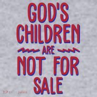 Gods Children Are Not For Sale Awareness Women's Sweatshirt thumb 2