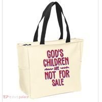 Gods Children Are Not For Sale Awareness Tote Bag thumb 2