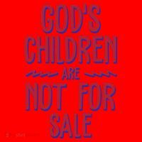 Gods Children Are Not For Sale Awareness Santa Hat thumb 1