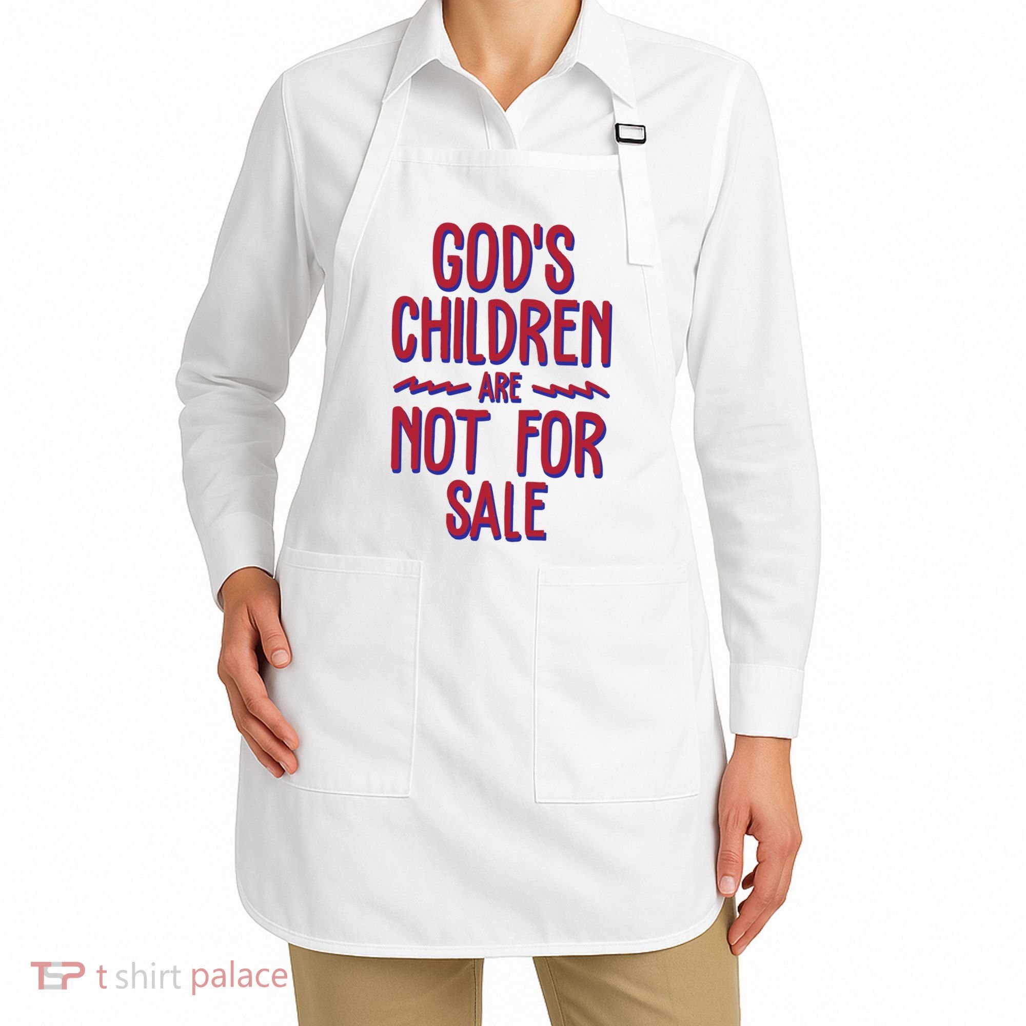 Gods Children Are Not For Sale Awareness Apron