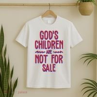 Gods Children Are Not For Sale Awareness T-Shirt thumb 2