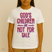 Gods Children Are Not For Sale Awareness T-Shirt thumb 4