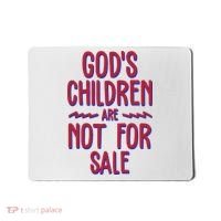 Gods Children Are Not For Sale Awareness Mousepad thumb 0