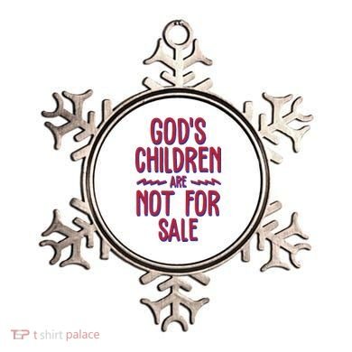 Gods Children Are Not For Sale Awareness Ornament