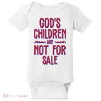 Gods Children Are Not For Sale Awareness Baby Bodysuit thumb 0