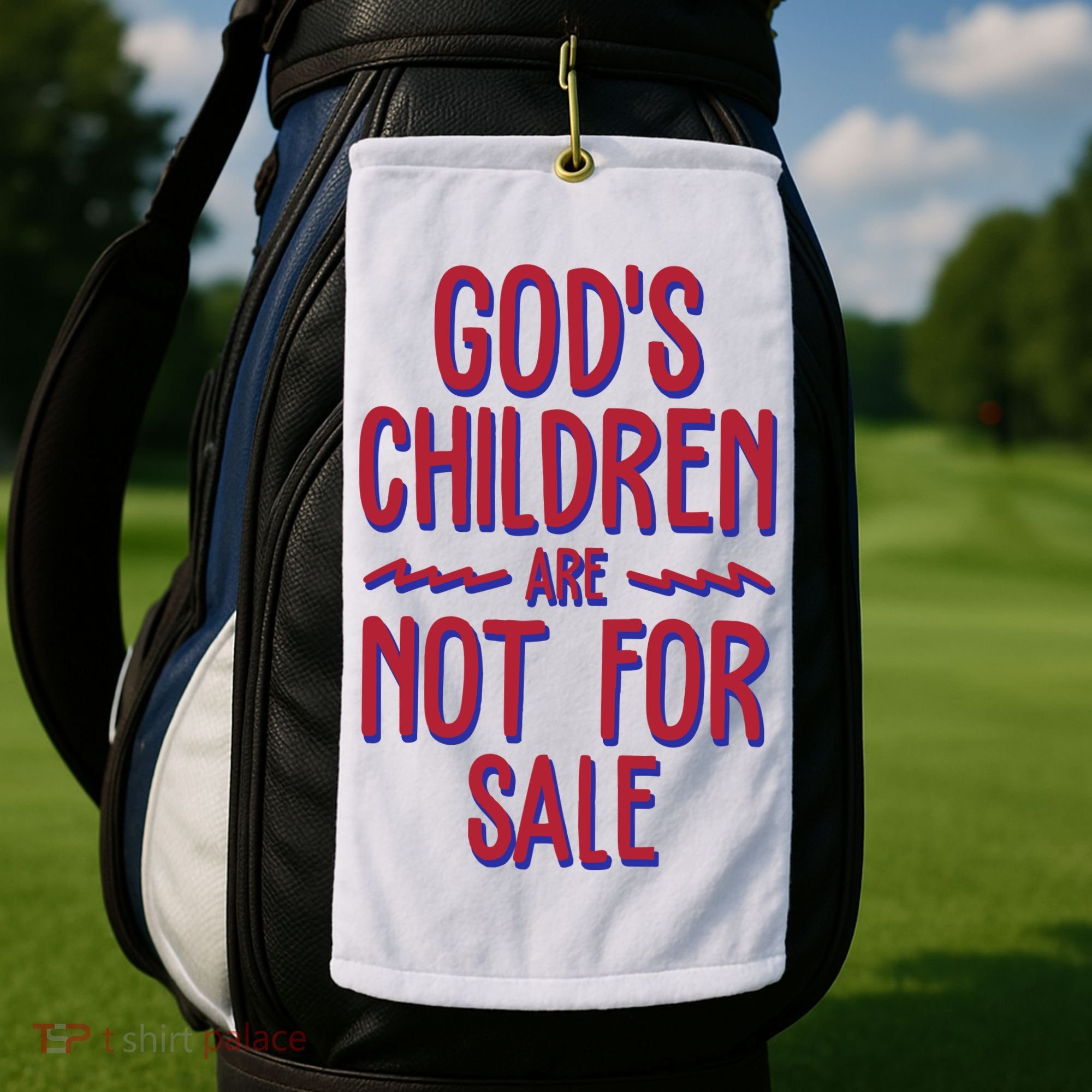 Gods Children Are Not For Sale Awareness Golf Towel