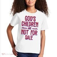Gods Children Are Not For Sale Awareness Kids T-Shirt thumb 2