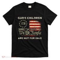 GodS Children Are Not For Sale Embracing Sound Of Freedom T-Shirt thumb 0
