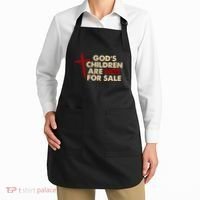 Gods Children Are Not For Sale Trafficking Awareness Apron thumb 2